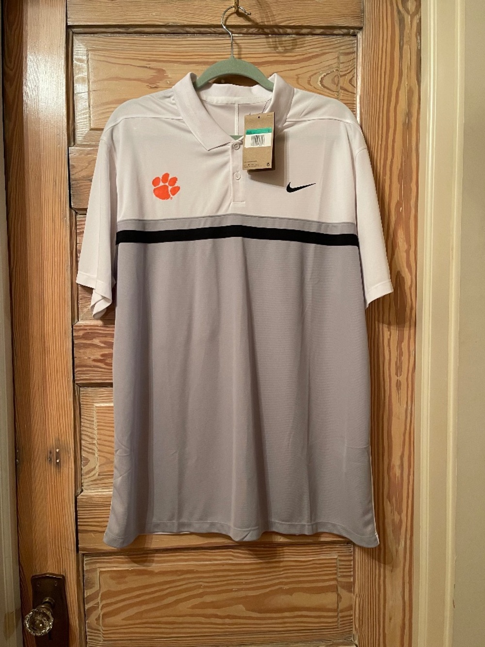 Clemson Tigers Nike Dri-FIT Short Sleeve Polo - Team Issue - Men's XL - NEW